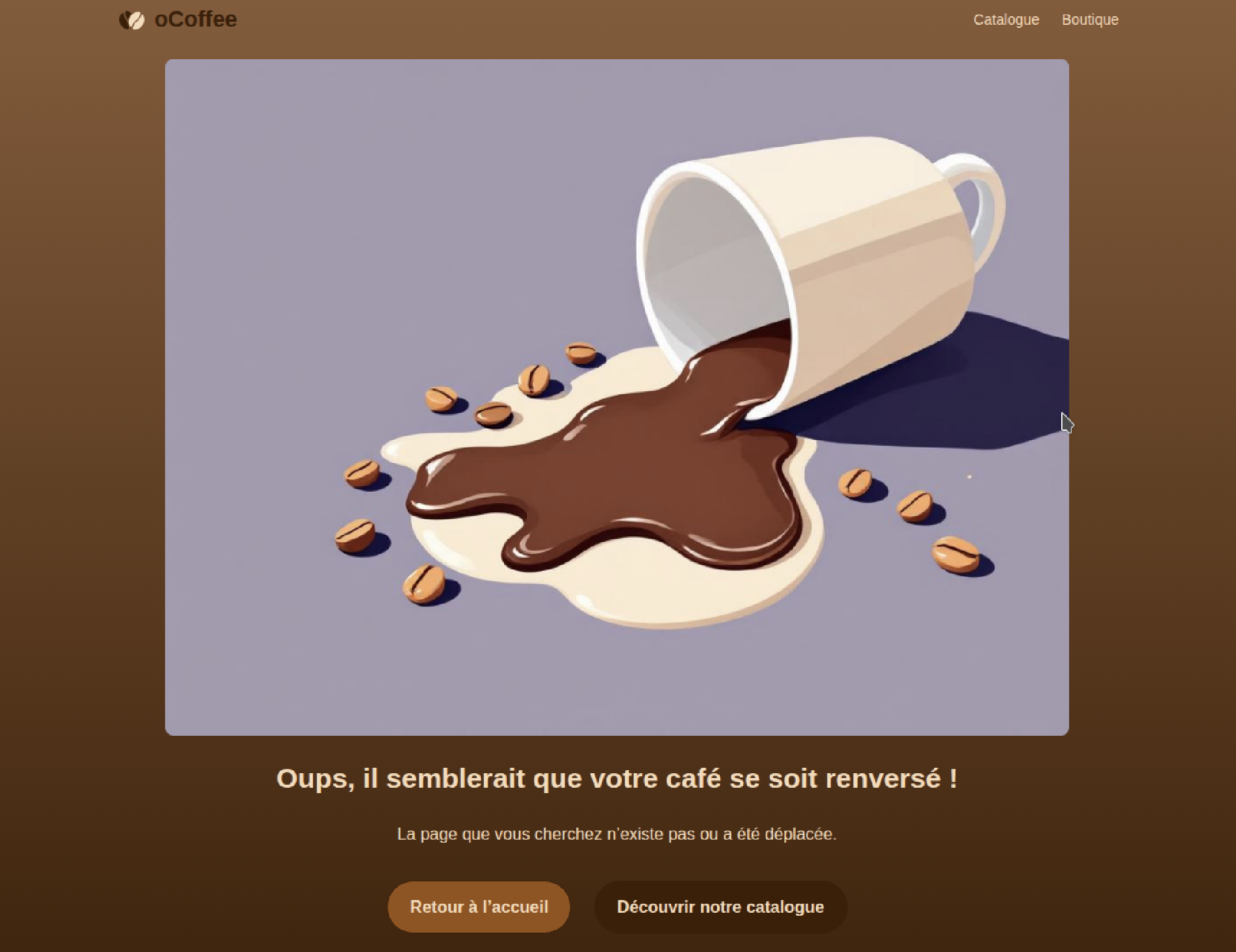 page erreur 404